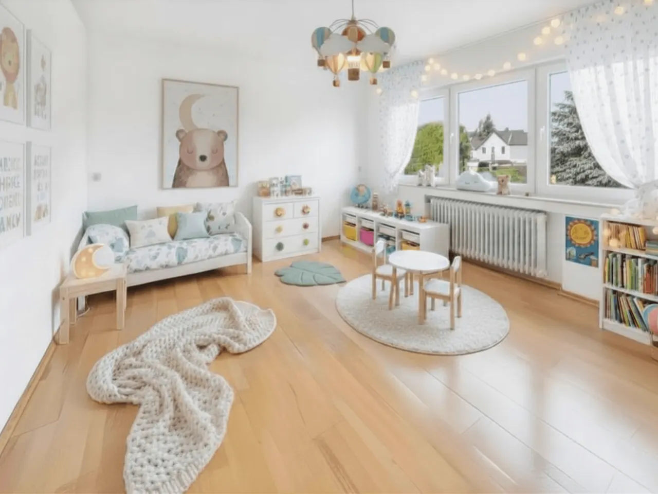 Schlafzimmer 1 - Wohnidee - Kinderzimmer (digital möbliert)
