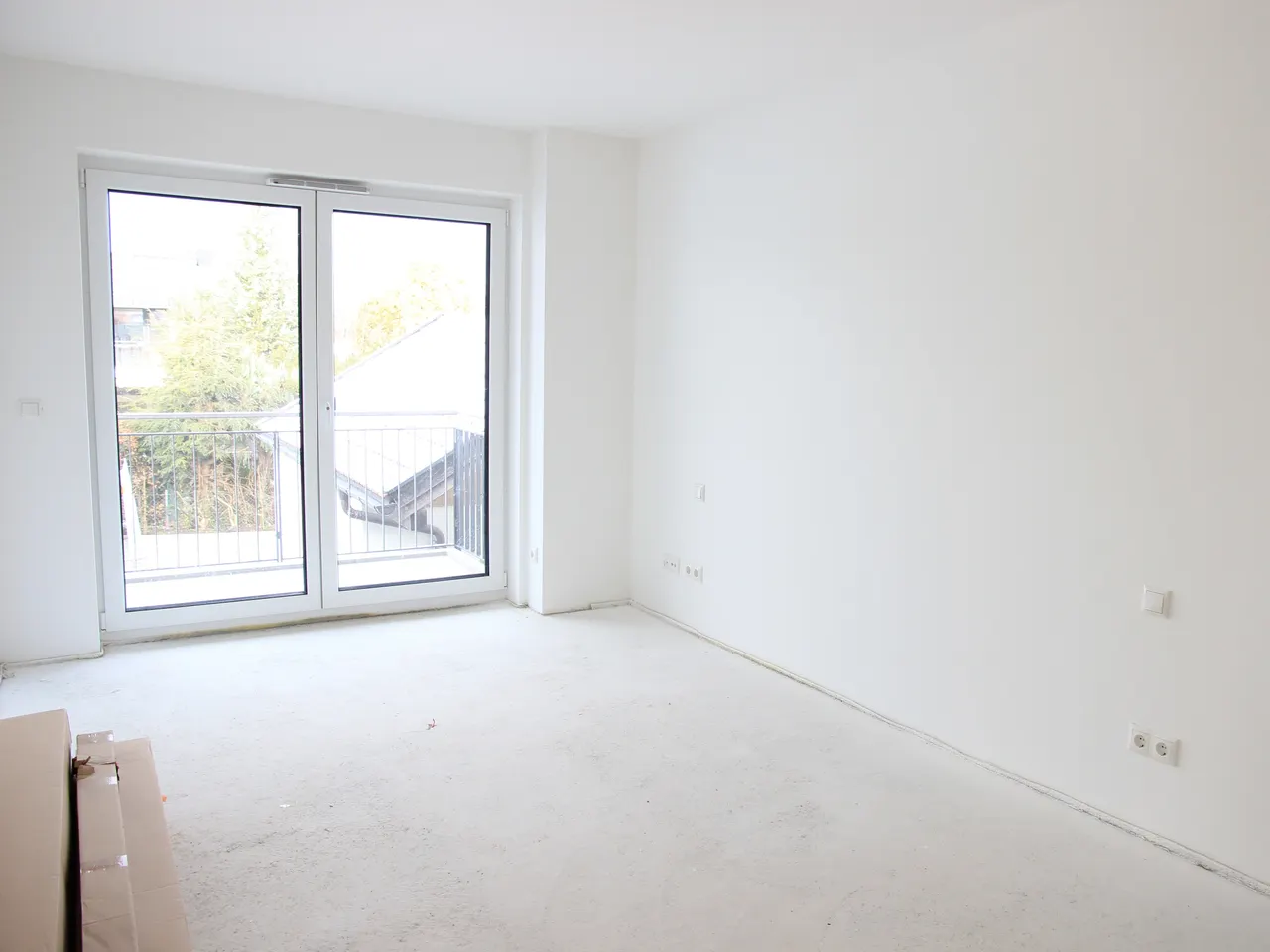 Schlafzimmer mit Balkon