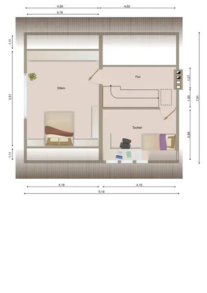 Grundriss DG