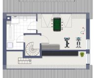 Grundriss Spitzboden