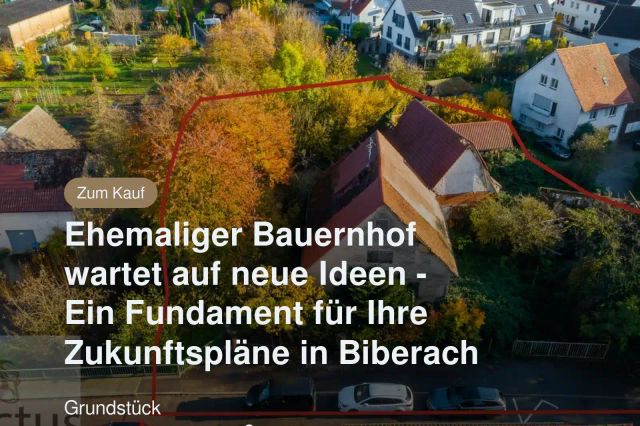 Nicht mehr verfügbar: Ehemaliger Bauernhof wartet auf neue Ideen – Ein Fundament für Ihre Zukunftspläne in Biberach