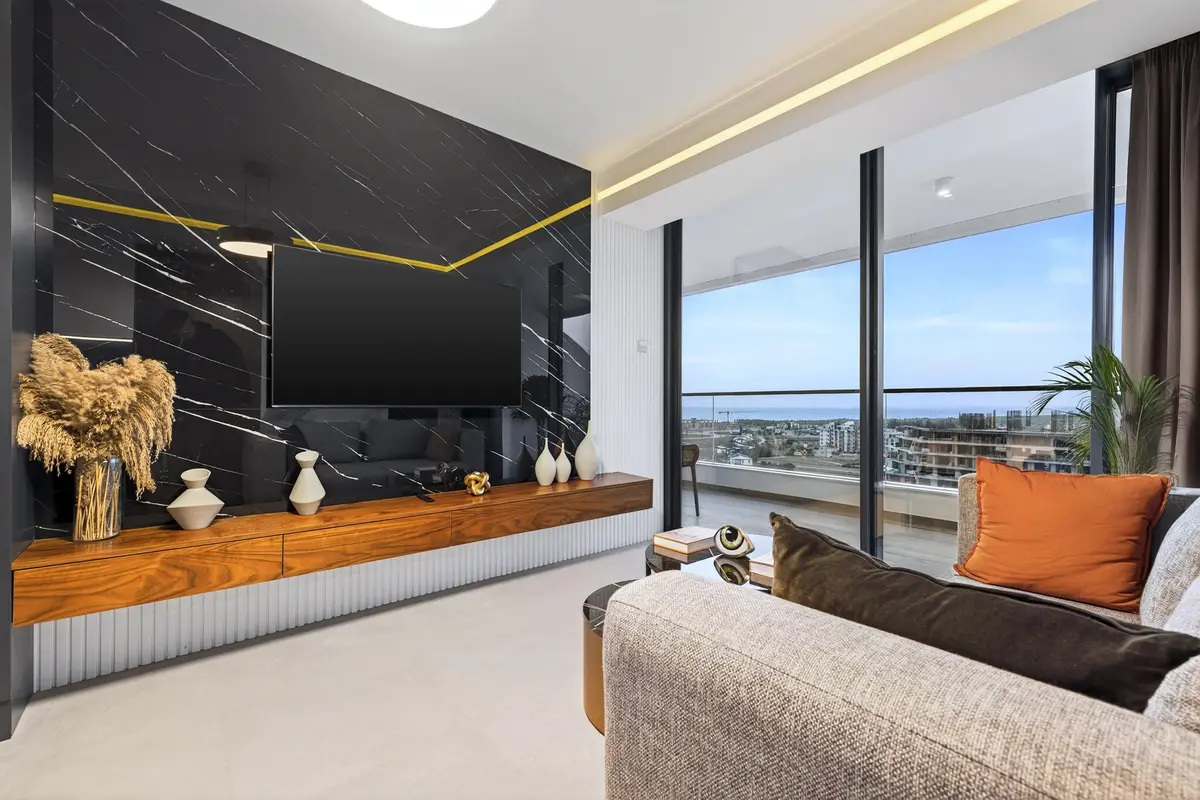 Wohnzimmer mit Meerblick · İskele · Long Beach