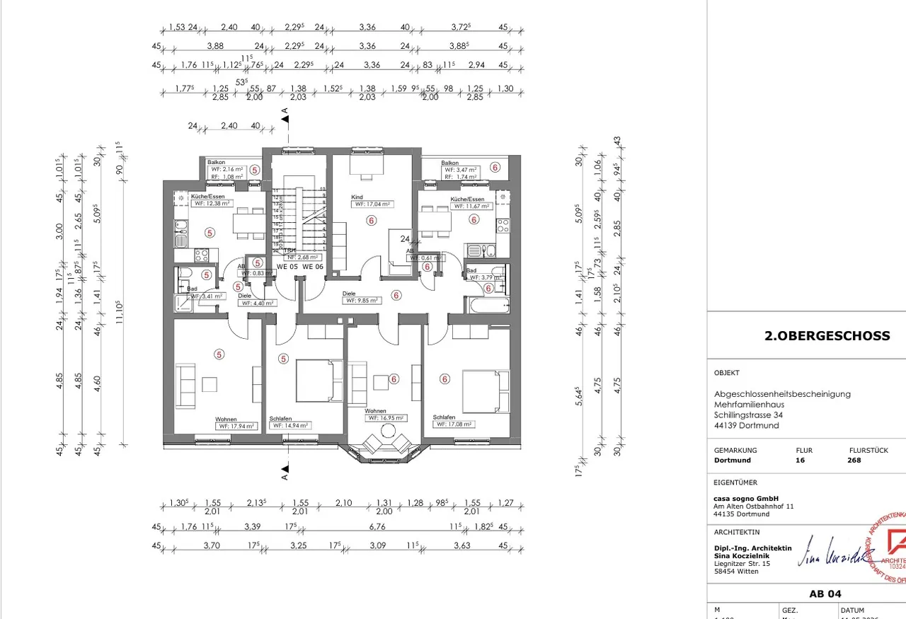 Grundriss WE06