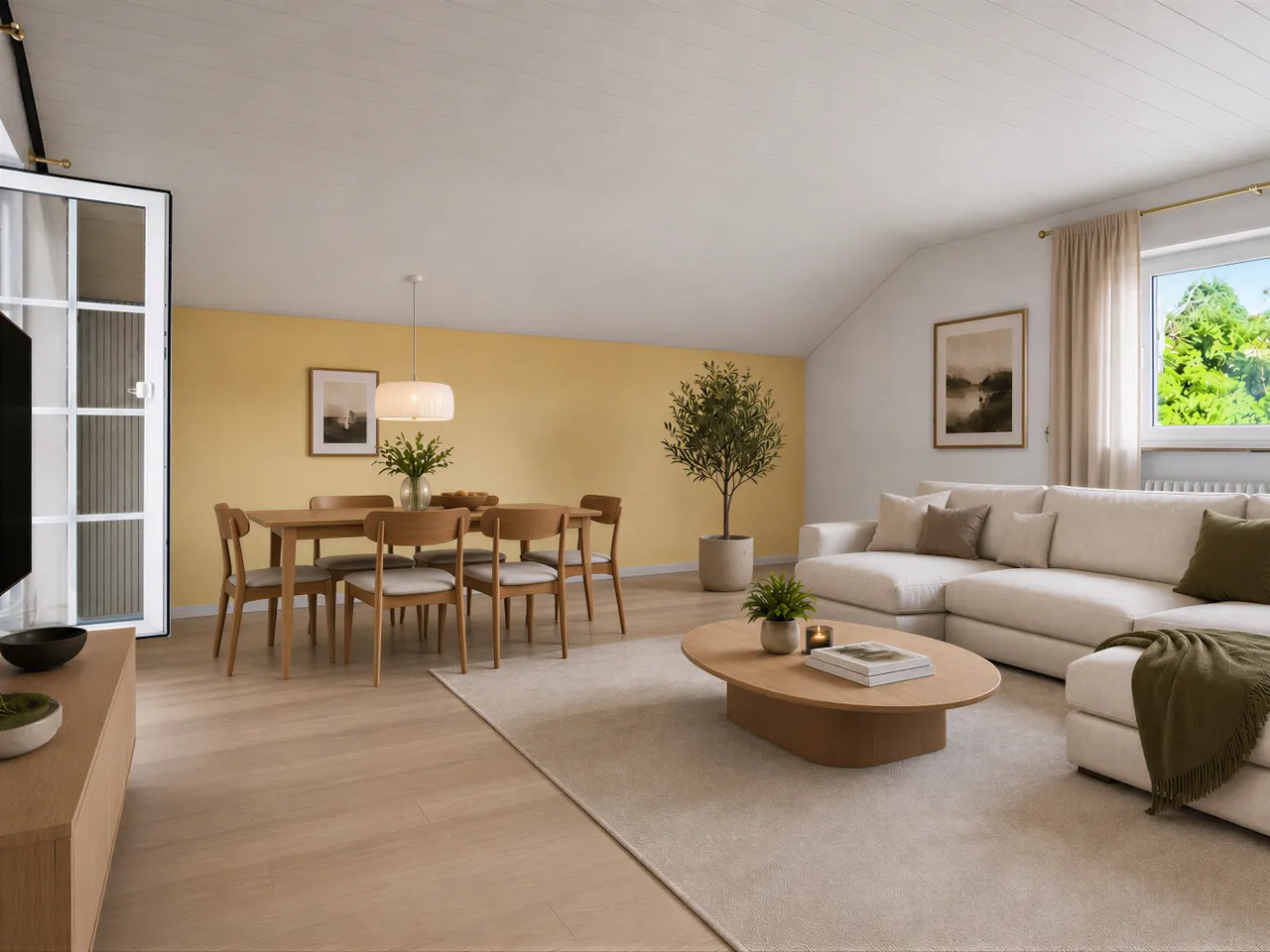 Wohnzimmer Visualisierung