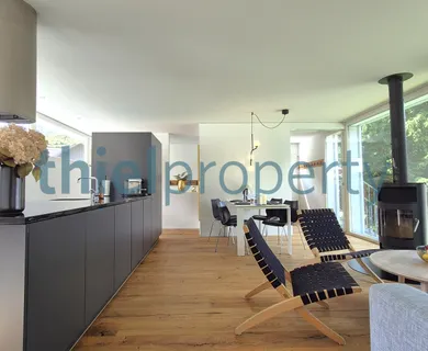 Modern und offen gestaltete Wohnung mit direktem Gartenzugang