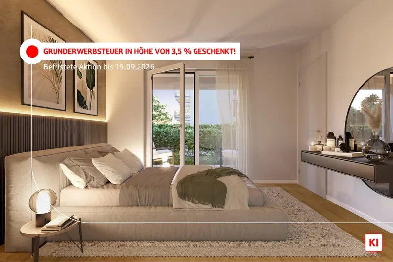 KI-generiert: Schlafzimmer