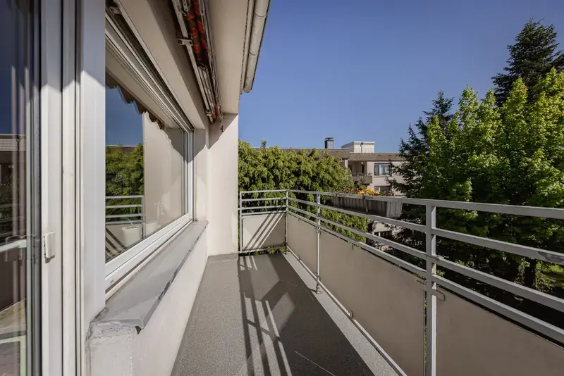 Aussicht vom Balkon (Haus 1)