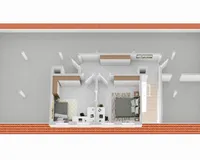 Grundriss Obergeschoss (nicht maßstabsgetreu)