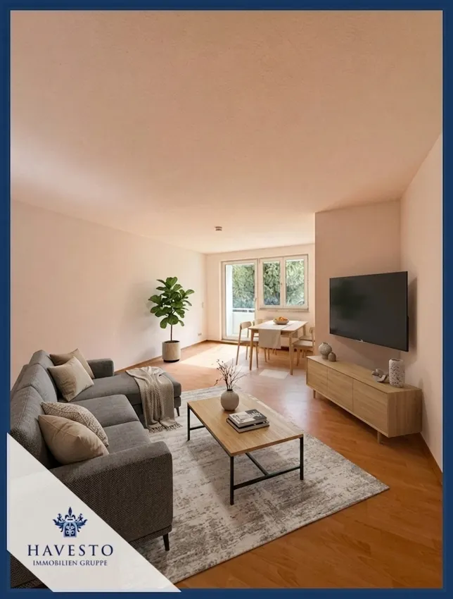 Attraktive Wohnung mit 2-Zimmern, neuer Einbauküche, Balkon & Stellplatz! - Photo 2