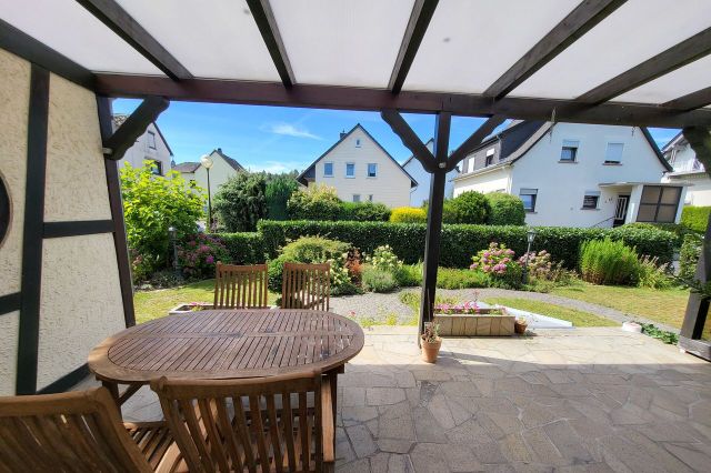 Blick auf die Terrasse