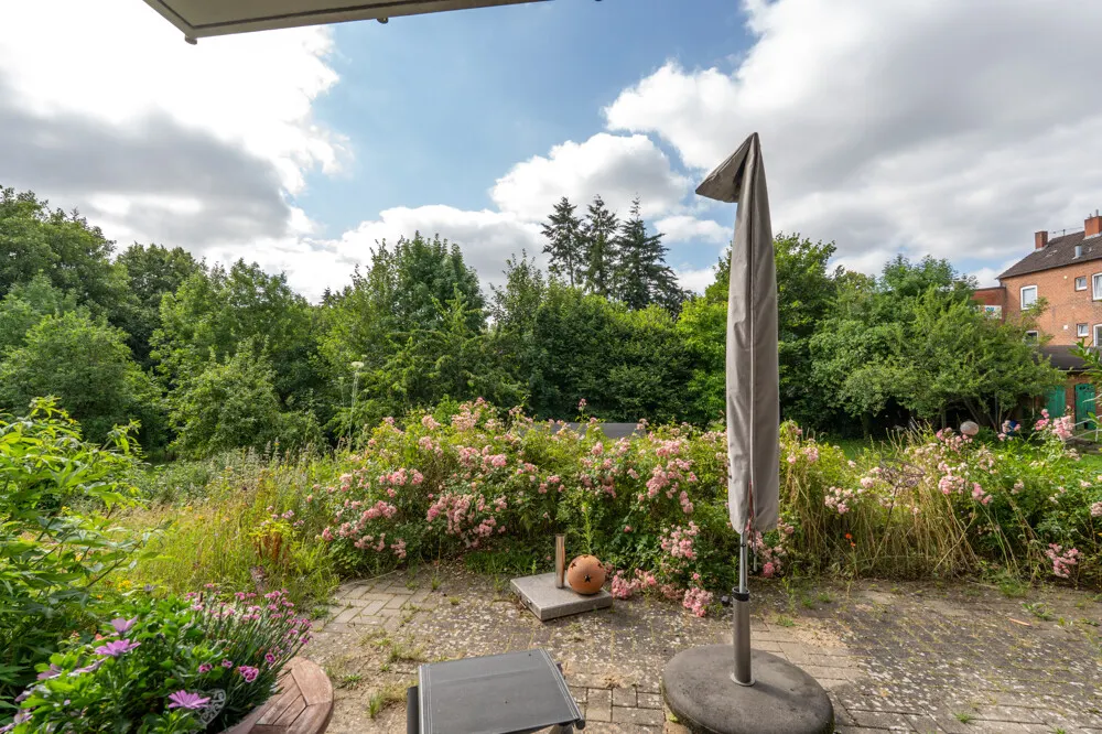 Terrasse Gartenblick