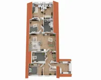 Grundriss Dachgeschoss (nicht maßstabsgetreu)