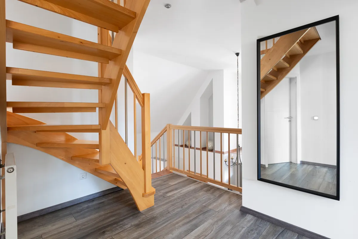 Treppe im Obergeschoss