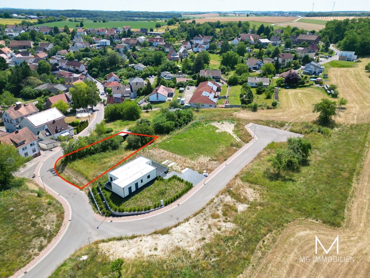 Ansicht Baugrundstück