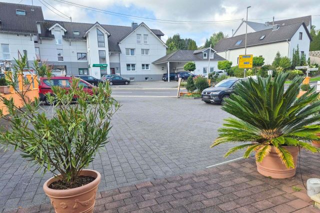 Blick auf den Parkplatz