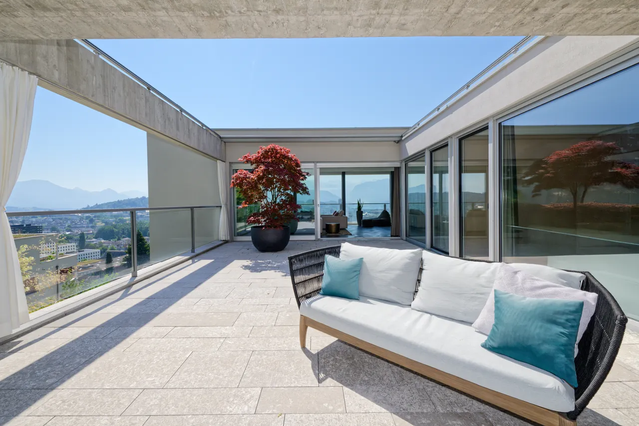 Terrasse auf der Ostseite