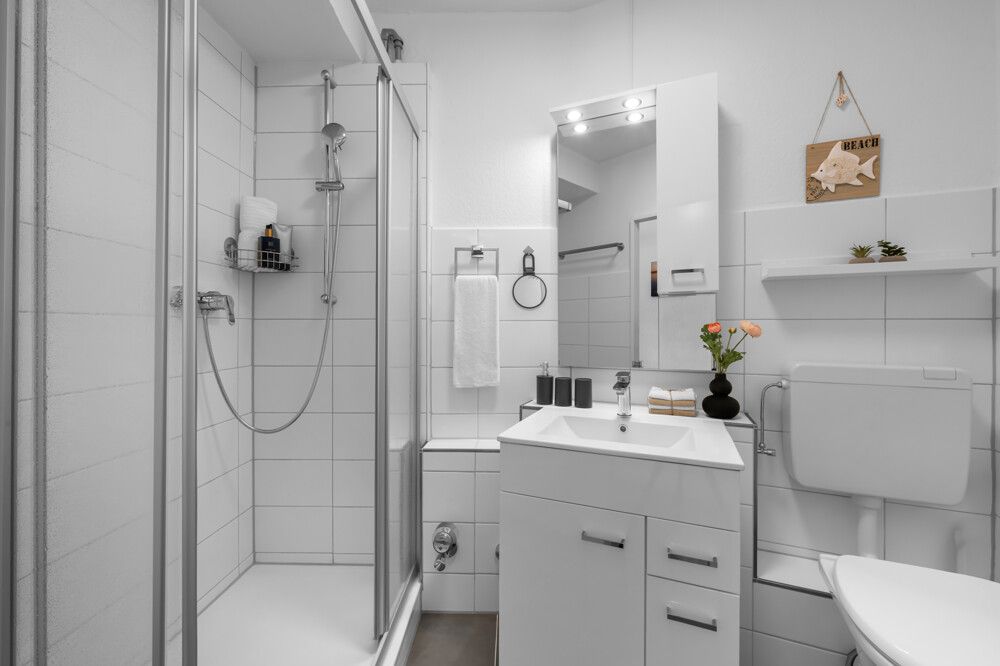 mit Dusche