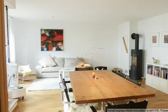 Hell und stilvoll möbliert mit Balkon für 3-12 Monate in ruhiger Lage von Littenweiler in Freiburg