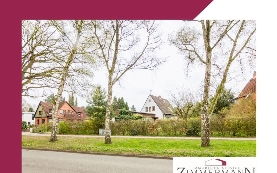 Bauplatz für Ihr Einfamilienhaus in fußläufiger Nähe zur S-Bahn Poppenbüttel!