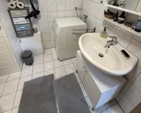 ...mit Anschluss Waschmaschine 