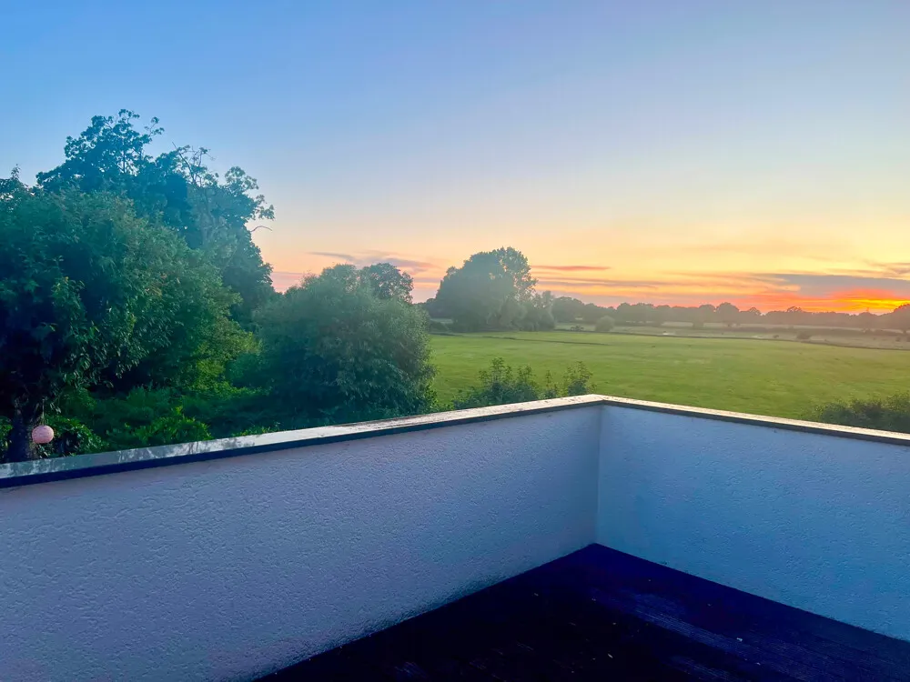 Blick von der Dachterrasse