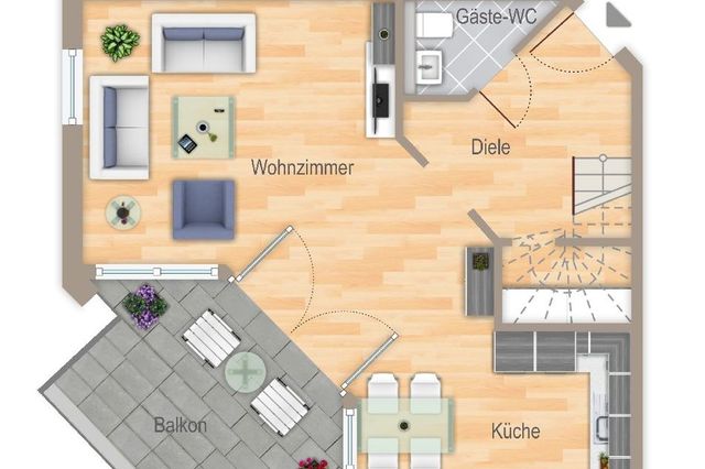 Grundriss Obergeschoss