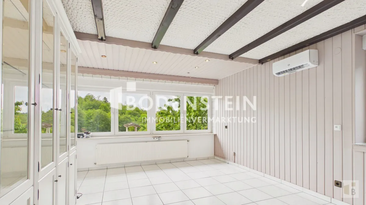 Wohnung EG Blick aus dem Esszimmer