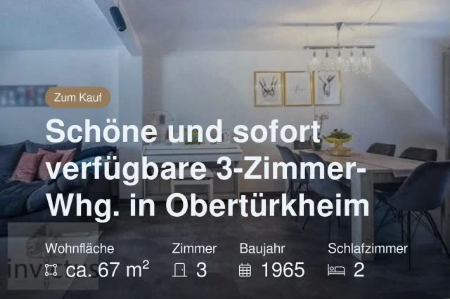Nicht mehr verfügbar: Schöne und sofort verfügbare 3-Zimmer-Whg. in Obertürkheim