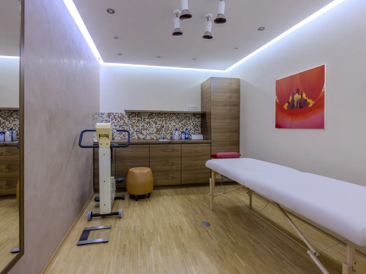 Gemeinschaftsraum für Massageanwendungen