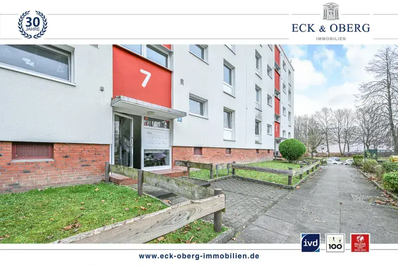 Ihre Chance in Kiel-Mettenhof: Renovierungsbedürftige 3-Zimmer Wohnung mit Südbalkon