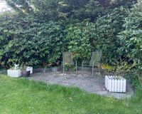 Zweite Terrasse im Garten