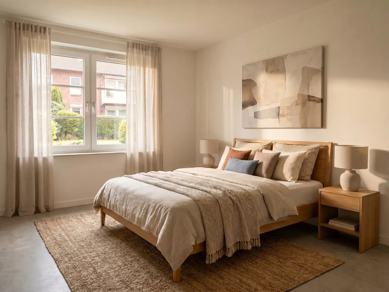 Einrichtungsbeispiel Schlafzimmer