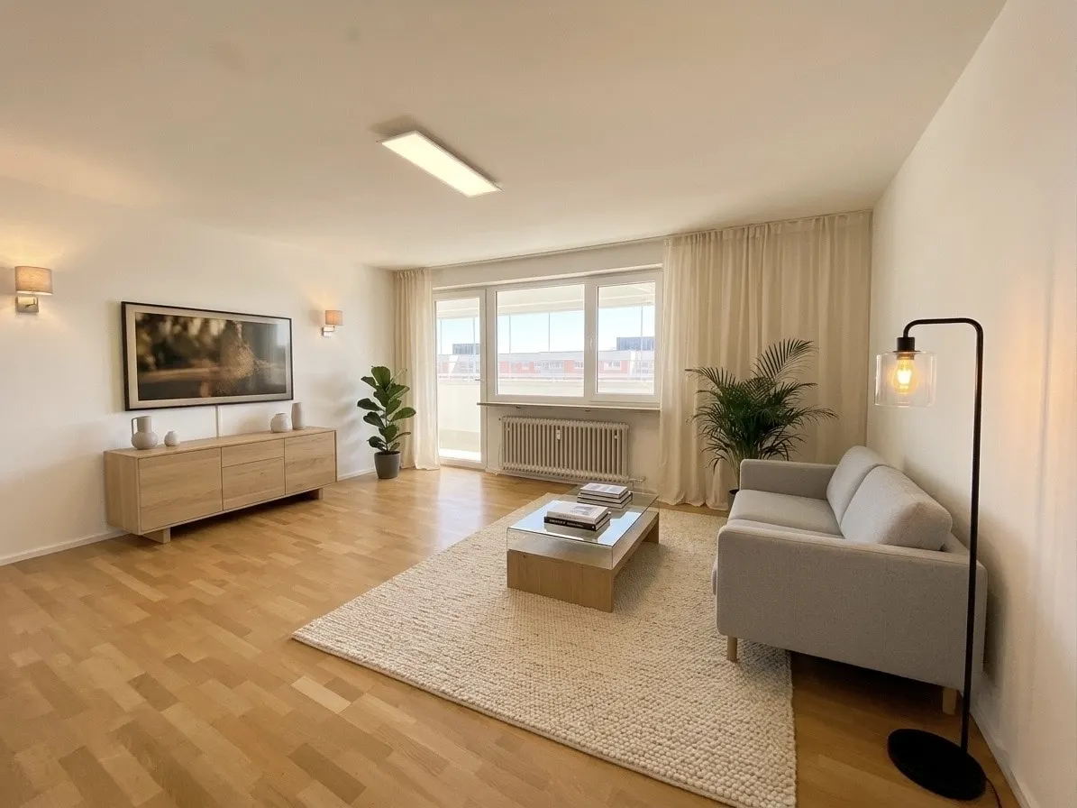 Wohnzimmer Einrichtung mit KI
