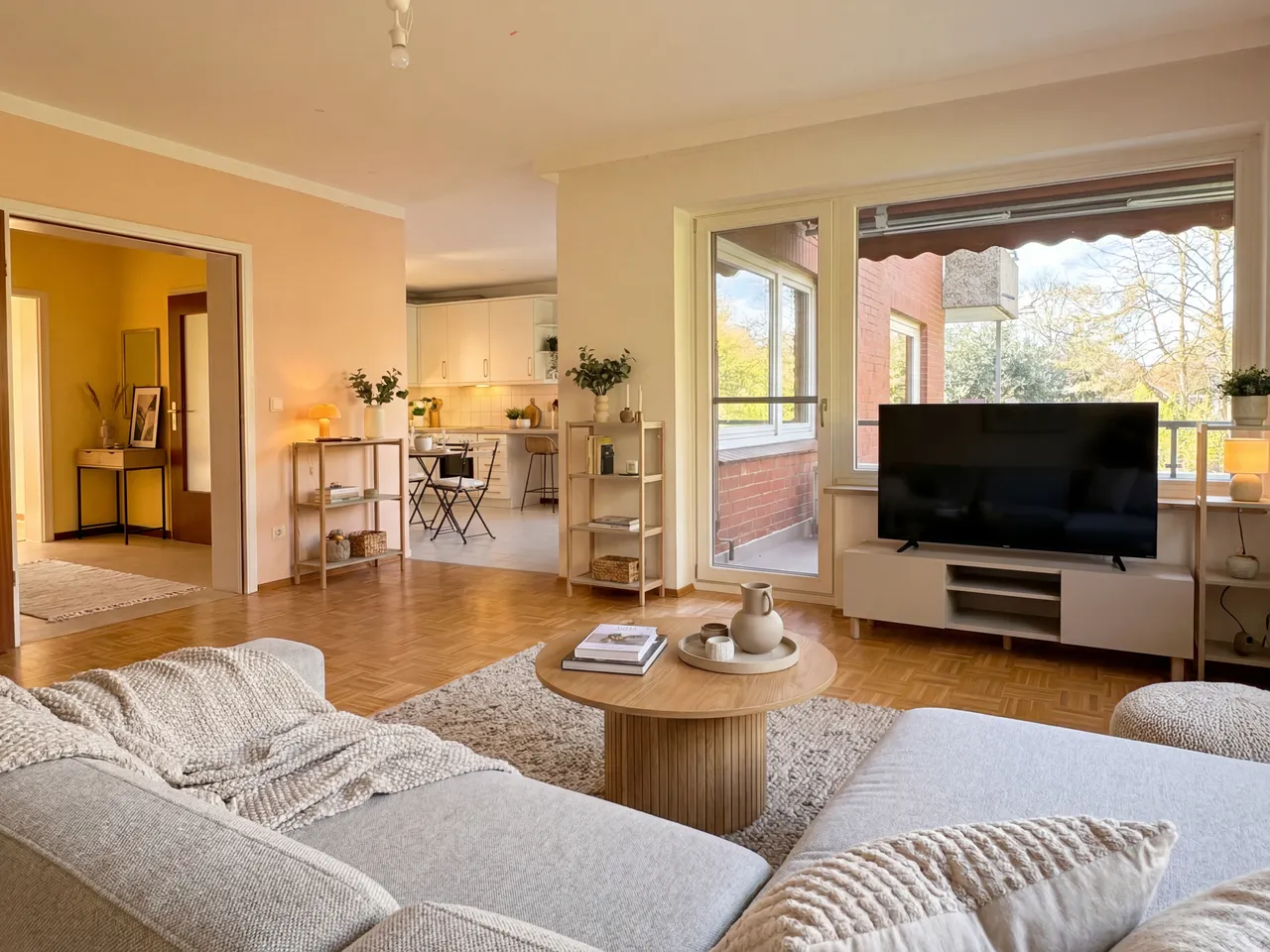 Großzügiger Wohnbereich - Homestaging