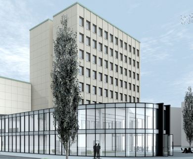 *Provisionsfrei* ca. 230 m² Repräsentative Büro-/Praxiseinheit mit Glasfassade zu vermieten