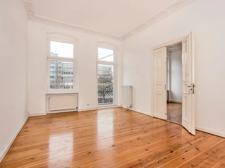 Berliner Altbauträume werden wahr: 3 Zimmer mit Flair und Balkon in Toplage!