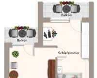 Grundriss: Obergeschoss