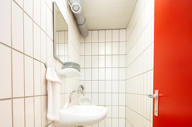Toilette im Untergeschoss