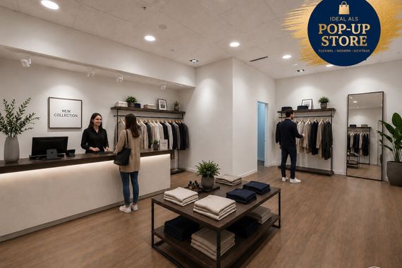 KOMPAKTE VERKAUFSFLÄCHE IM KREFELDER SCHWANENMARKT ZU MIETEN! IDEAL AUCH ALS POP-UP STORE!