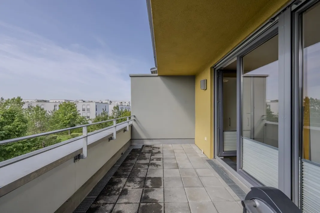 Südachterrasse im 2. Obergeschoss