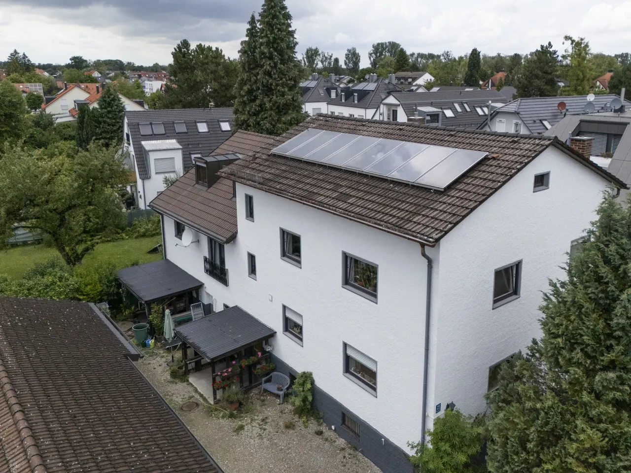 Luftbild Hauseingang