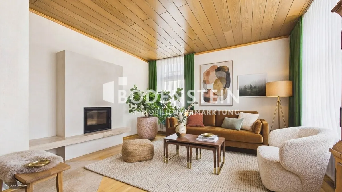 KI-Staging Wohnzimmer