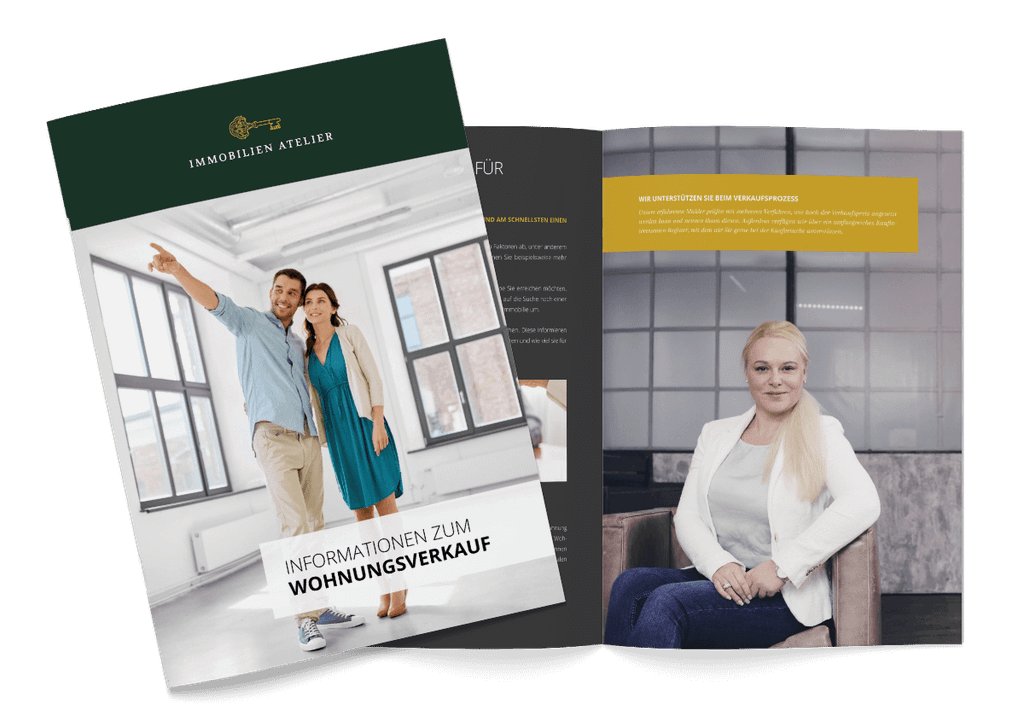 Ansicht Broschüre Wohnungsverkauf