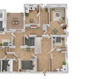 Grundriss Erdgeschoss Haupthaus (nicht maßstabsgetreu)