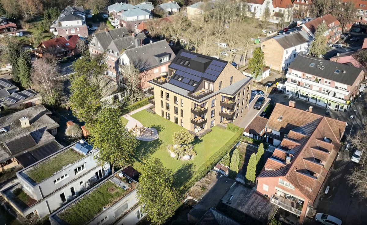 Wohnquartier "Am Handorfer Markt": Zukunftsweisend wohnen mit Energieklasse A+