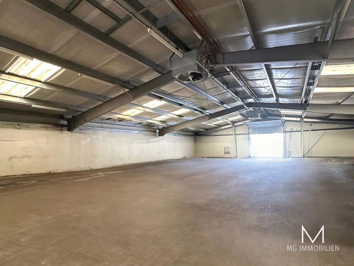 Gewerbehallen Luftaufnahme