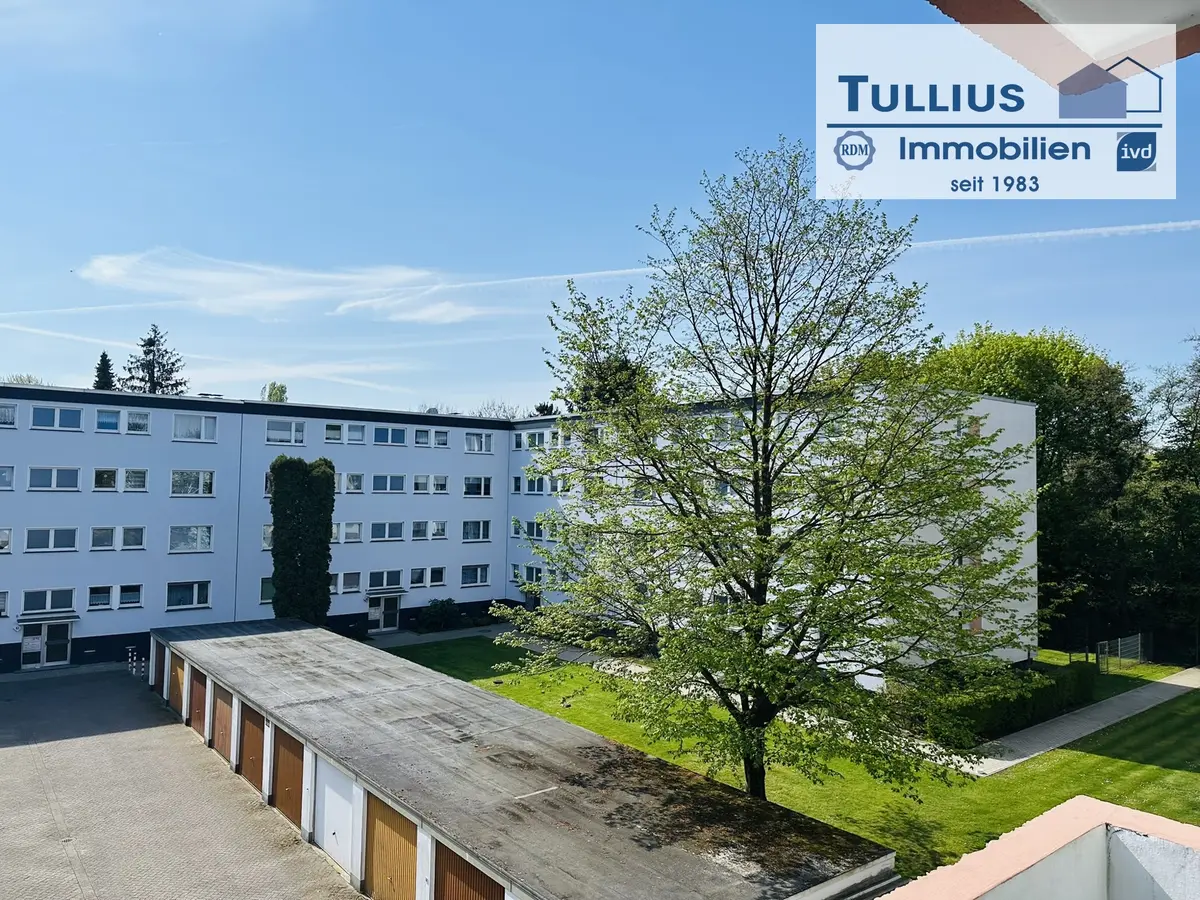 Blick vom Balkon
