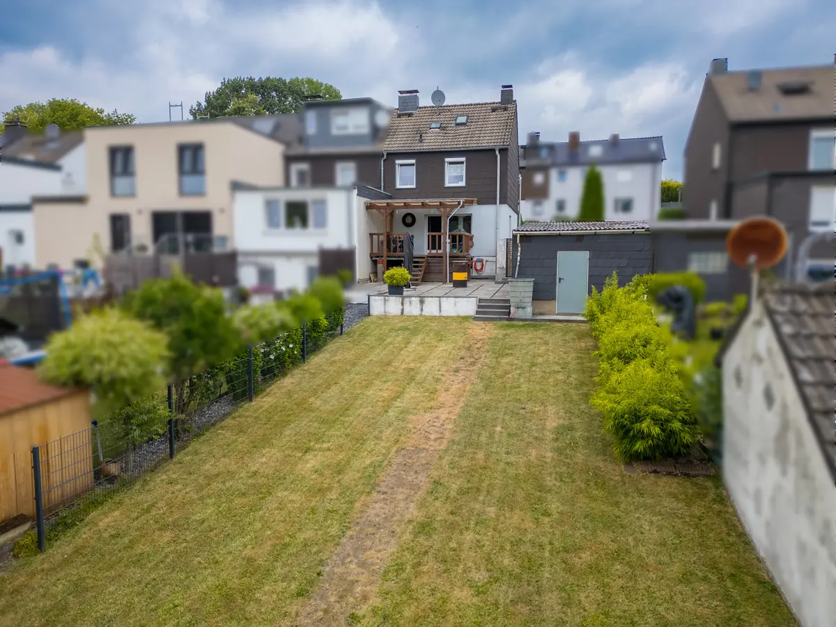 Haus Hinteransicht