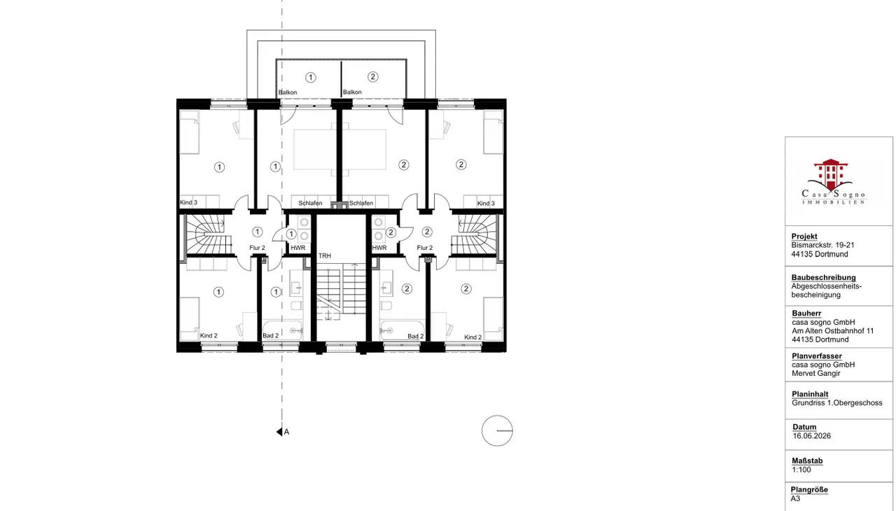 Grundriss WE02 Obergeschoss