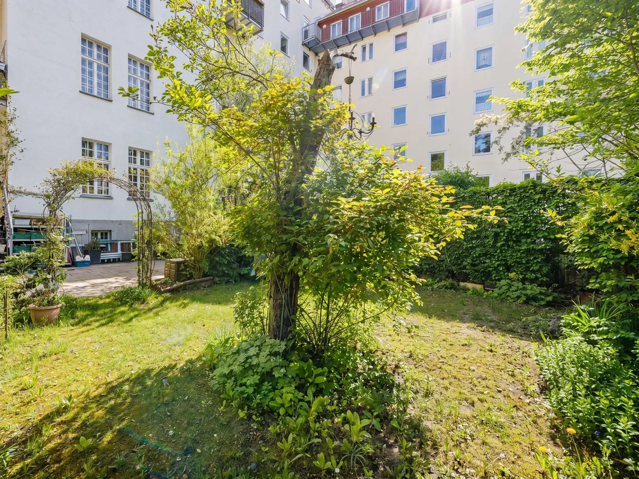 Gartenfläche